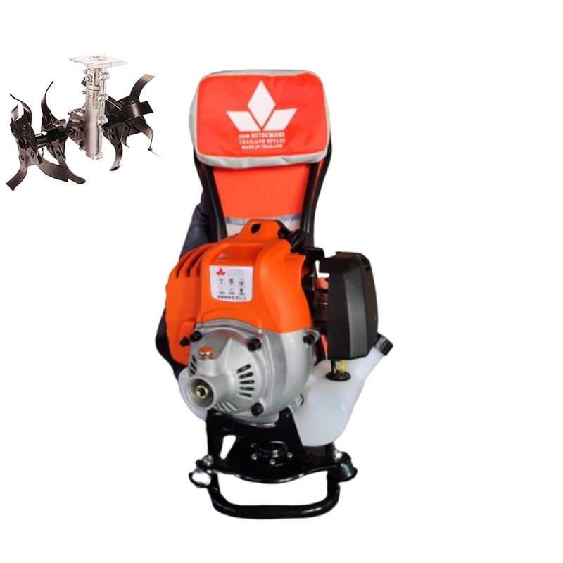 علف زن پشتی میتسوبیشی مدل bg430a به همراه الحاقی روتیواتور